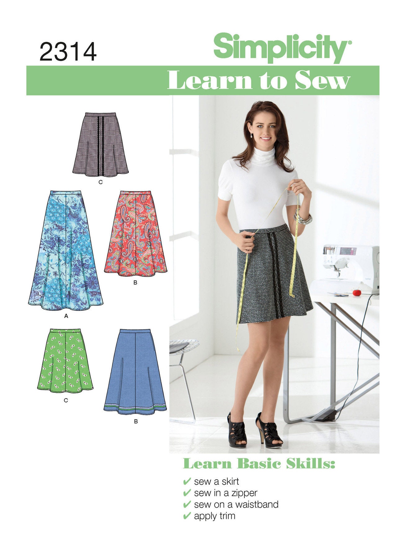 Misses' Skirts Simplicity Sewing Pattern 2314 Uncut, FF - Etsy