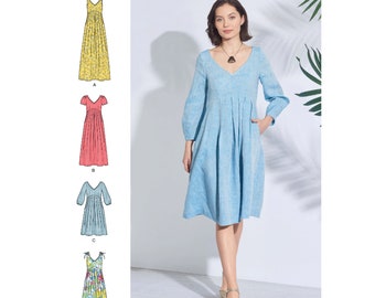 Misses Dress Simplicity Sewing Pattern S8910 Uncut, FF