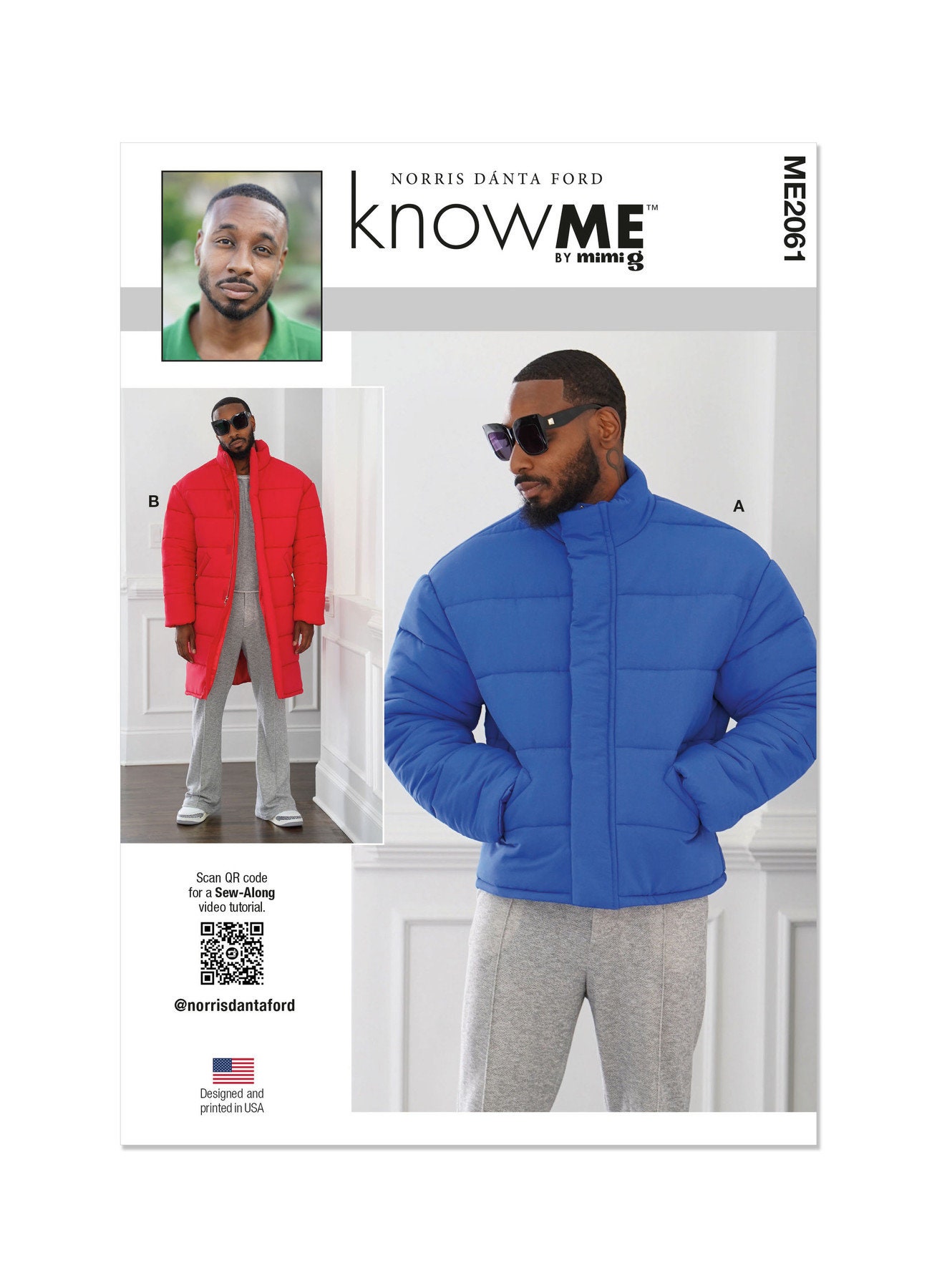 Men's Puffer Coat in Two Lengths by Norris Dánta Know Me