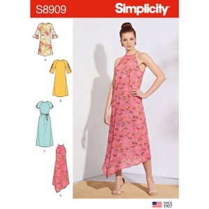 Misses' Dresses Simplicity Sewing Pattern S8909 - Etsy