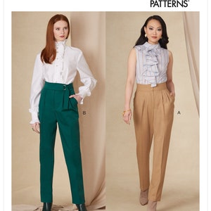 Misses and Misses Petite Pants Vogue Sewing Pattern V1829 Uncut, FF