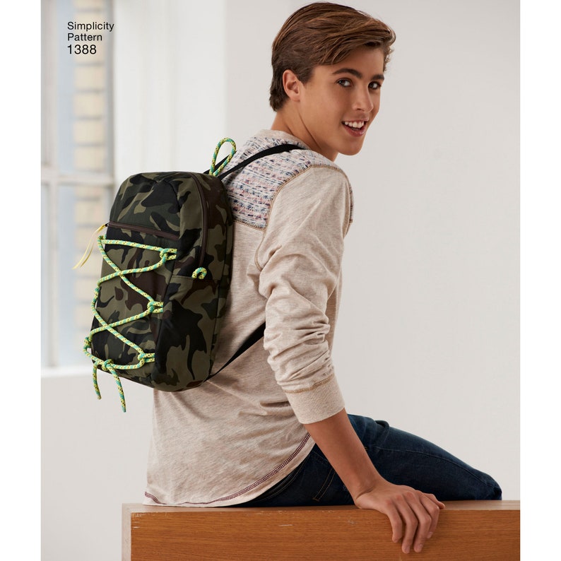 Backpacks and Messenger Bag Simplicity Sewing Pattern 1388 Etsy