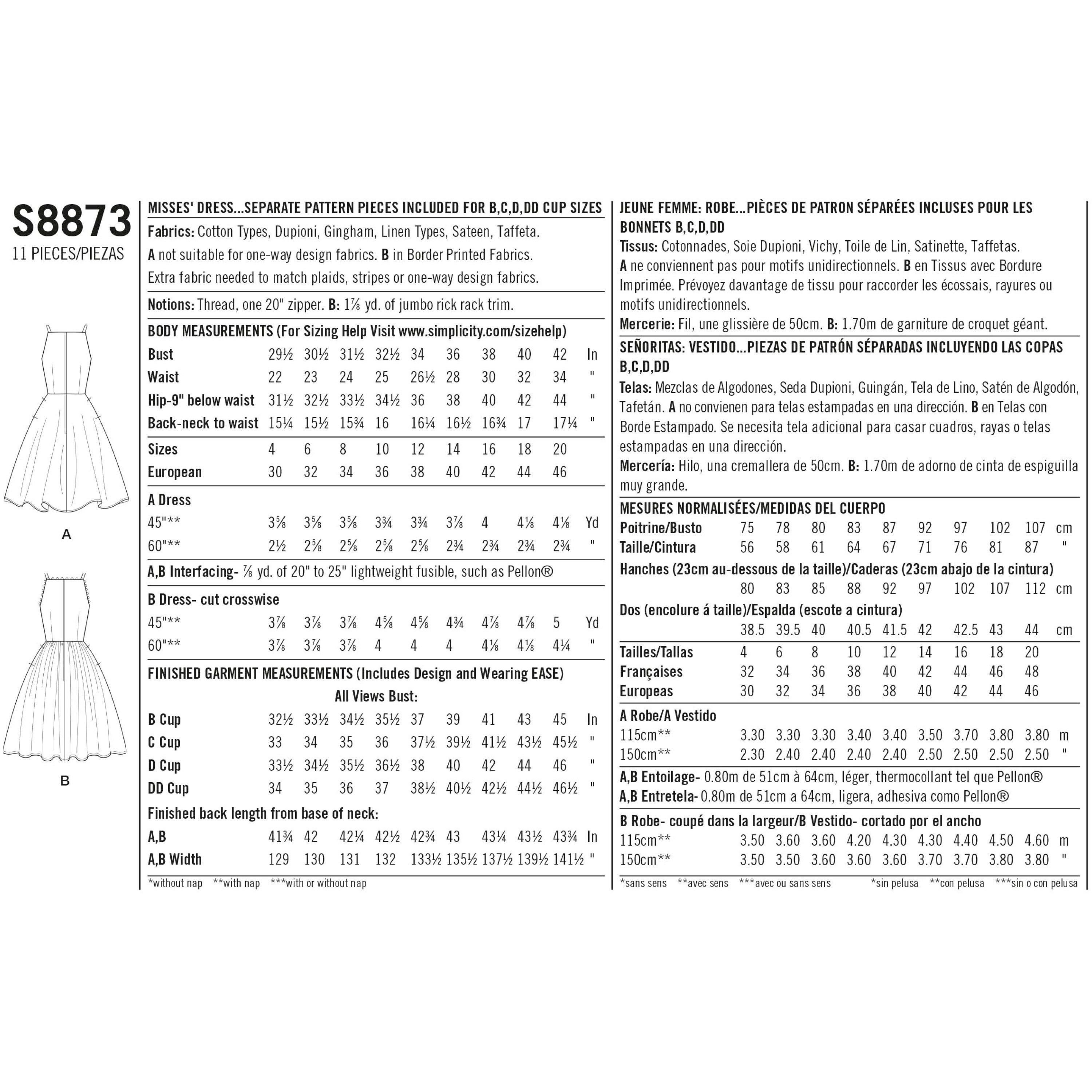 Out of Print Misses' Dress by Patterns by Gertie Simplicity Sewing ...