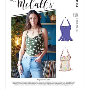 Misses Tops McCall&#39;s Sewing Pattern M8114 Uncut, FF