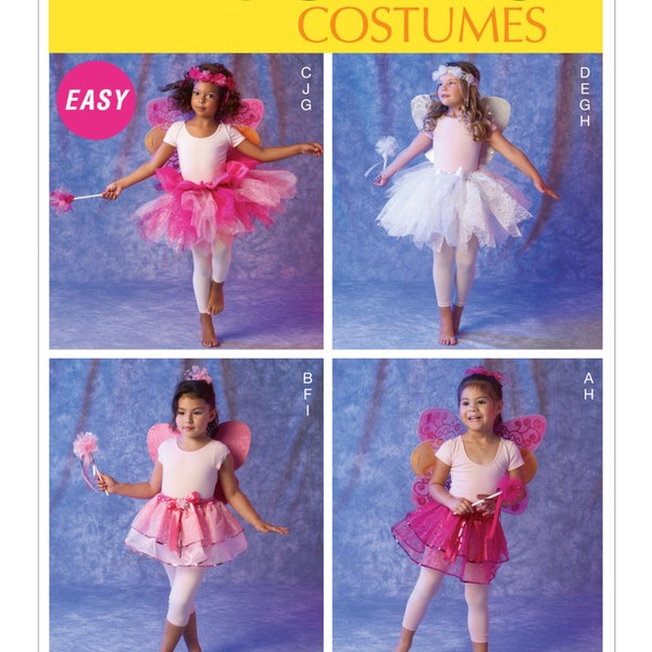 Children's/Girls' Fairy Costumes McCall's Sewing Pattern M6906