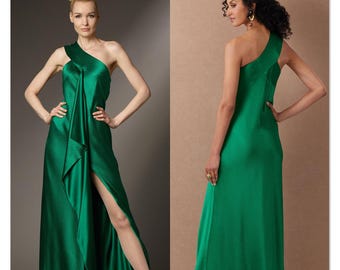 vogue bias cut dress patterns Vogue Sewing Pattern V2043 Misses' Dresses and Belt