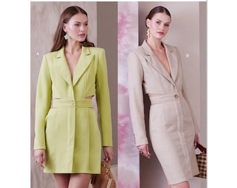 美品　On court dress S サイズ Misses' Special Occasion Dress Vogue Sewing Pattern V1723