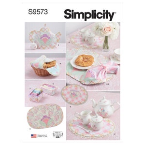 Tabletop Accessories Simplicity Sewing Pattern S9573 Uncut, FF