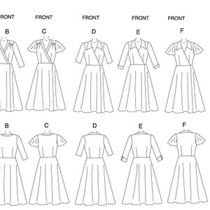 Misses Wrap Dresses Belt and Sash Butterick Sewing Pattern - Etsy