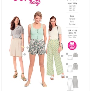 Misses&#39; Pants Burda Style Sewing Pattern 6008 Uncut, FF