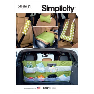 Car Accessories Simplicity Sewing Pattern S9501 Uncut, FF