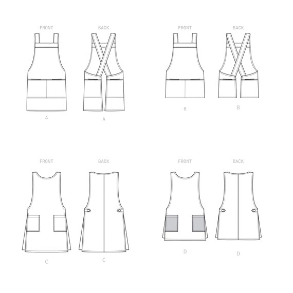 S9409, Simplicity Sewing Pattern Misses' Aprons
