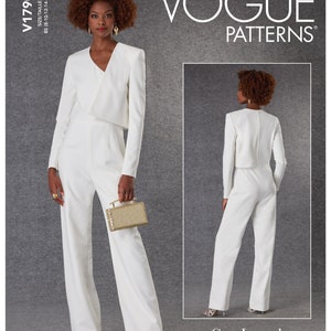 Misses Jumpsuit Vogue Sewing Pattern V1790