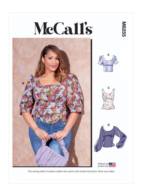 Misses' and Women's Tops Mccall's Sewing Pattern | Etsy