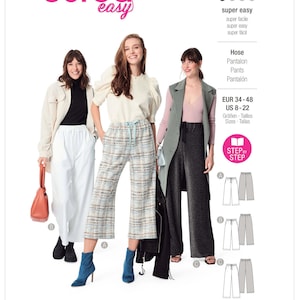 Misses&#39; Pants Burda Style Sewing Pattern 5960 Uncut, FF