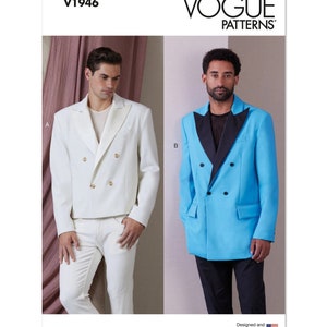 Men’s Jacket Vogue Sewing Pattern V1946 Uncut, FF
