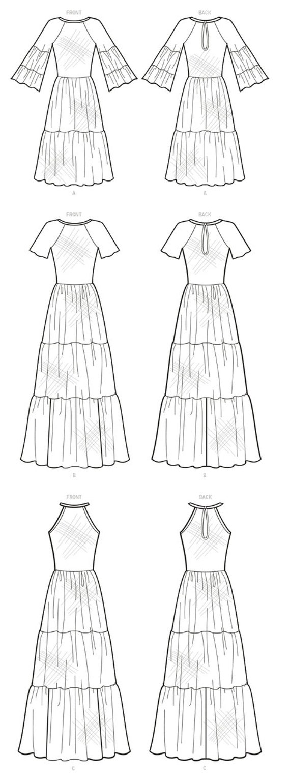 品揃え豊富で Misses Etsy - FF Uncut, M8110 Pattern Sewing Mccall's Dresses 和洋裁材料