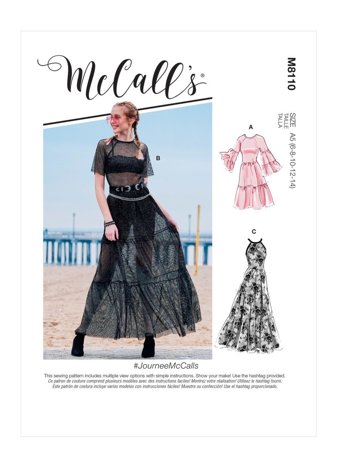 Misses Dresses Mccall's Sewing Pattern M8110 Uncut, FF - Etsy