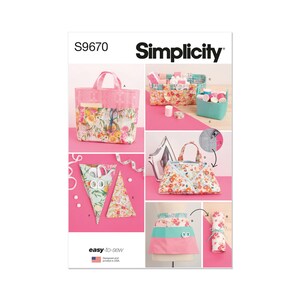 Sewing Room Accessories Simplicity Sewing Pattern S9670 Uncut, FF