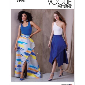 Misses Skirts Vogue Sewing Pattern V1941 Uncut, FF