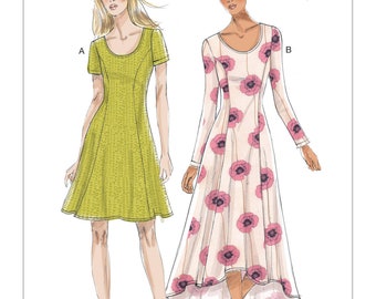 Patrón De Costura Vestido Mimi G Simplicity Para Mujer - Disponible En Tallas 16 A 24, Incluye Instrucciones En Español