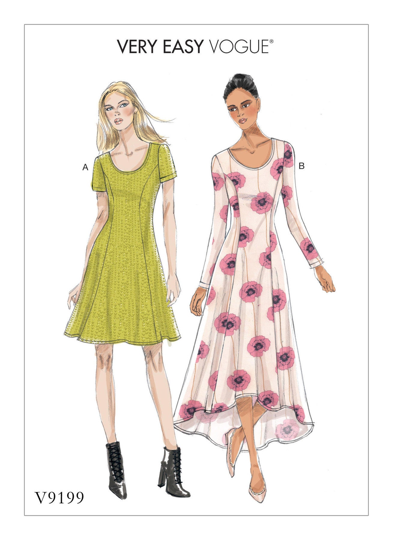 Amazon.com: McCall's Misses' Fit and Flared Dress Sewing Pattern Kit, Code  M8211, Sizes 26W-28W-30W-32W, Multicolor : Arts, Crafts & Sewing