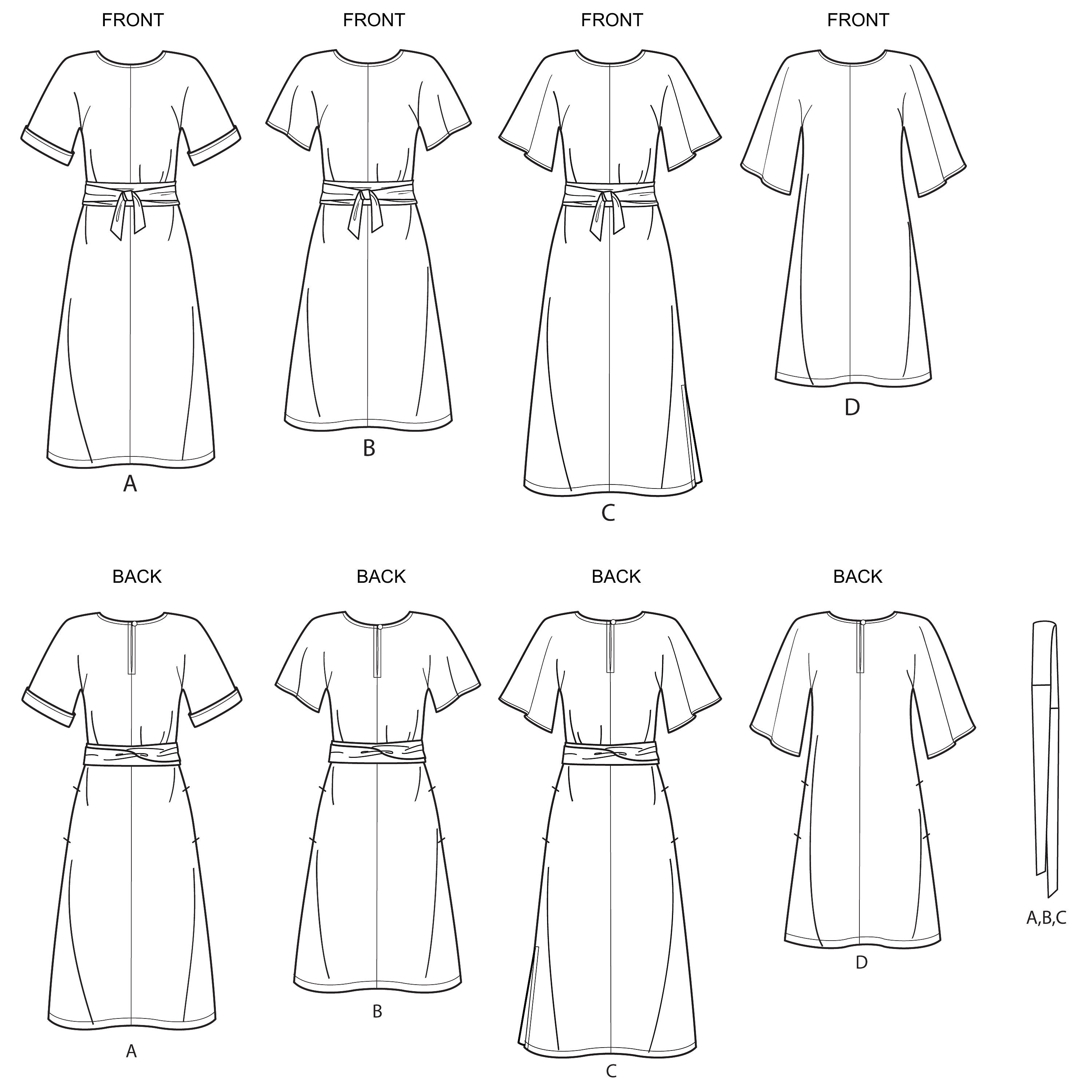 Misses Front Tie Dresses Simplicity Sewing Pattern S8981 Uncut, FF - Etsy