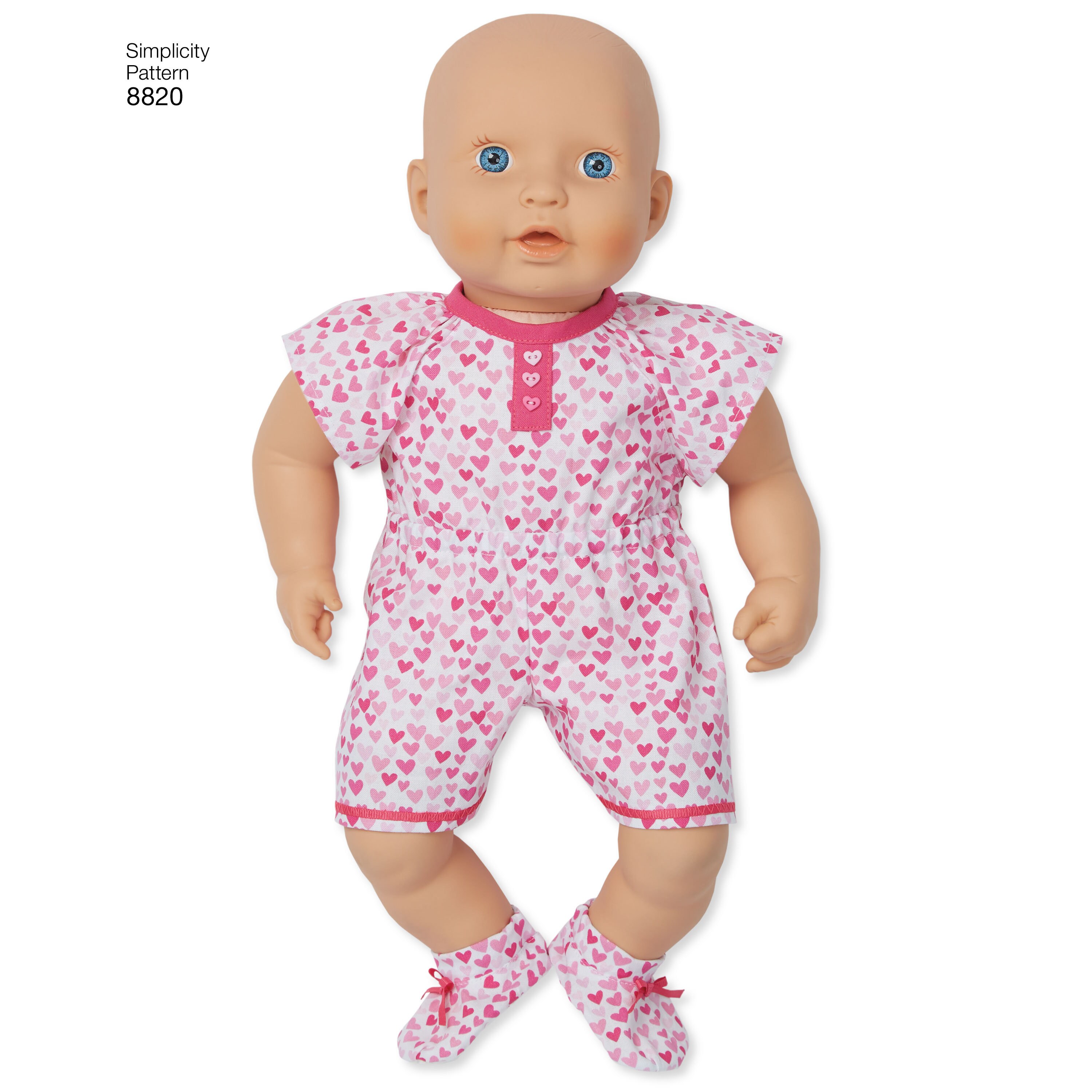 15" Baby Doll Clothes & Accessories Simplicity Sewing Pattern 8820 ...