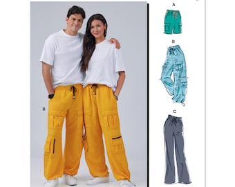 Unisex Pull On Shorts and Pants McCall's Sewing Pattern M8458 Uncut, FF