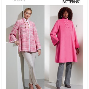 Misses Coat Vogue Sewing Pattern V1866 Uncut, FF