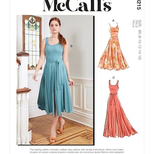 Misses & Women&#39;s Dresses McCall&#39;s Sewing Pattern M8215 Uncut, FF