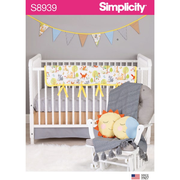 Nursery Décor Simplicity Sewing Pattern S8939