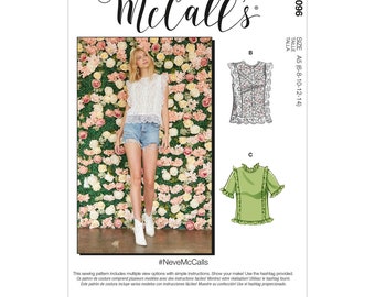 Vestido De Señoritas De Los Años 80, McCall's 7631, Patrón De Costura