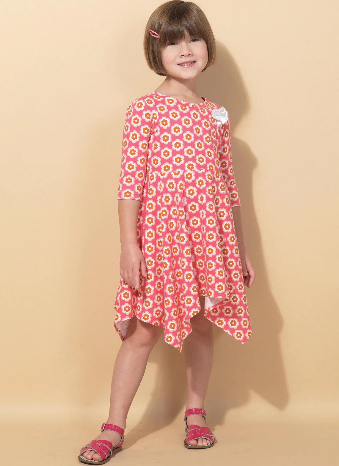 Children's/girls' Handkerchiefhem Dresses Etsy