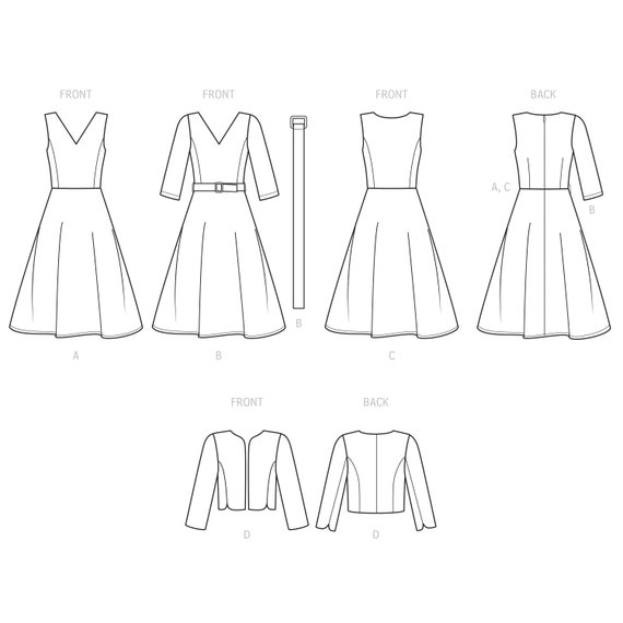 Misses Dresses and Jacket Simplicity Sewing Pattern S9473