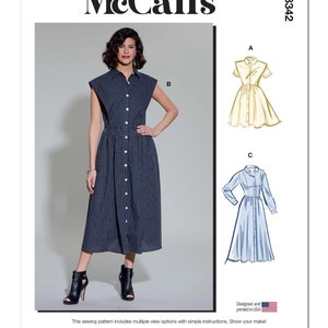 Misses' Shirtdress McCall's Sewing Pattern M8342
