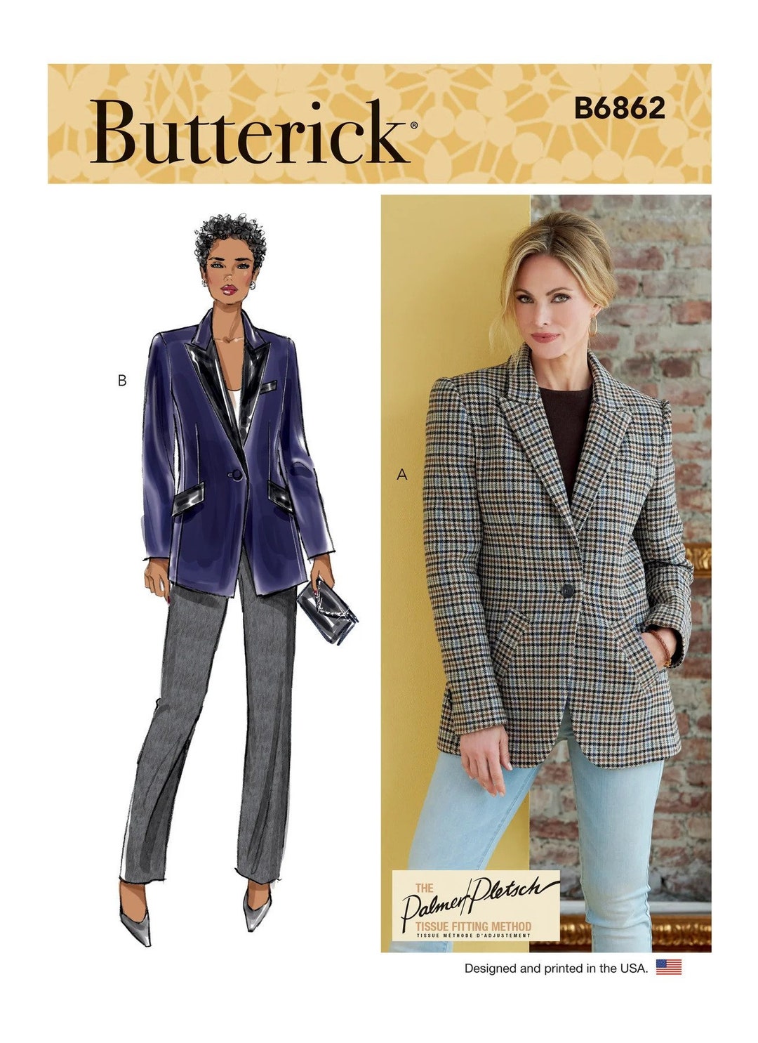 Misses Jacket Butterick Sewing Pattern B6862 Uncut, FF - Etsy