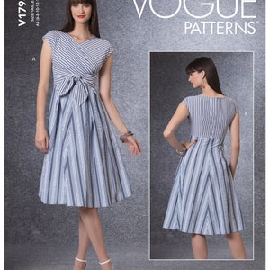 Misses Dress Vogue Sewing Pattern V1795 Uncut, FF