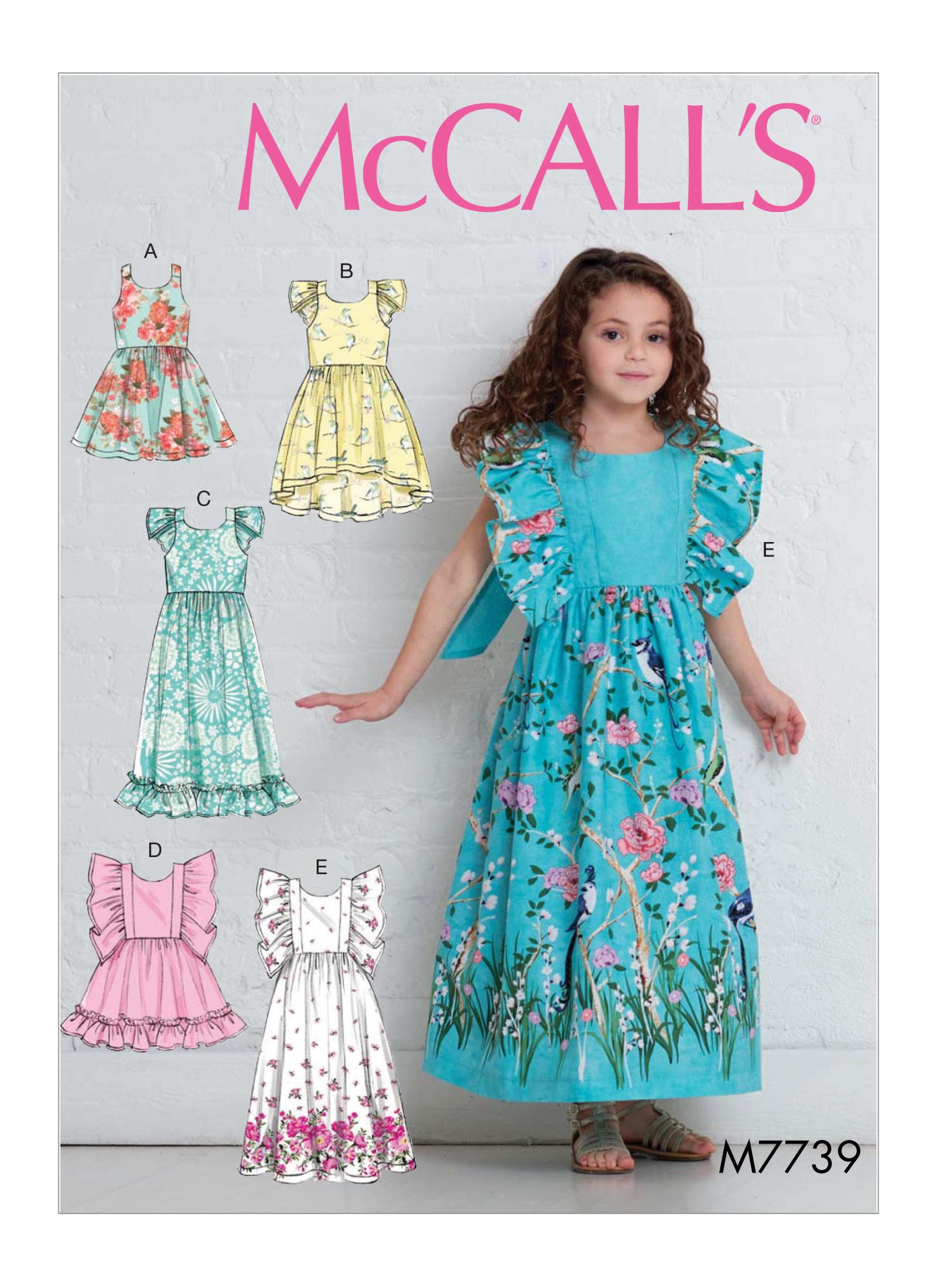 1940s Vintage Simplicity Sewing Pattern 2685 Girls Dress or Gown Sz 8 –  Vintage4me2