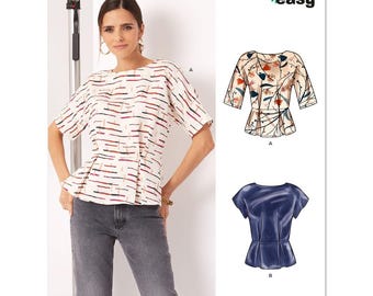 Misses' Top With Sleeve Variations New Look Sewing Pattern N6753 Uncut, FF Size (6-16)