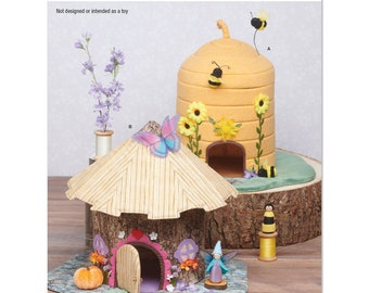 Fabric Critter Houses and Peg Doll Accessories by Carla Reiss Design Simplicity Sewing Pattern S9839