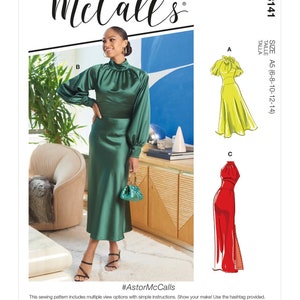Misses Dresses McCall&#39;s Sewing Pattern M8141 Uncut, FF