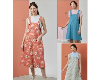 Misses' Knit Tops, Overalls and Jumper by Elaine Heigl Designs Simplicity Sewing Pattern S3125 Uncut, FF