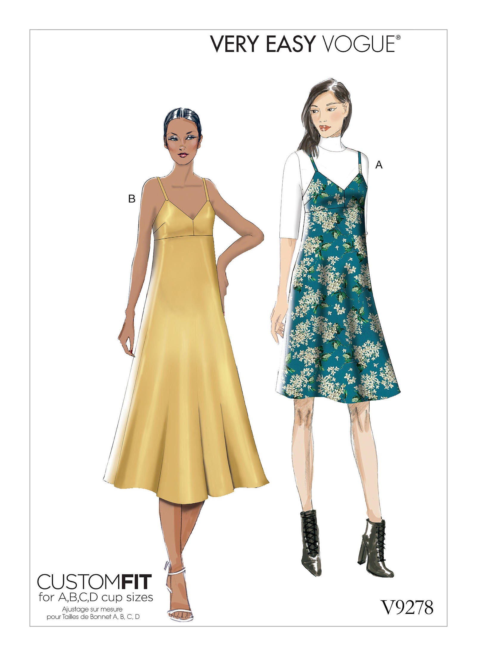専用backsheergiletsetup decorativetulletop Misses' Slip-style Dress With Back Zipper Vogue Sewing