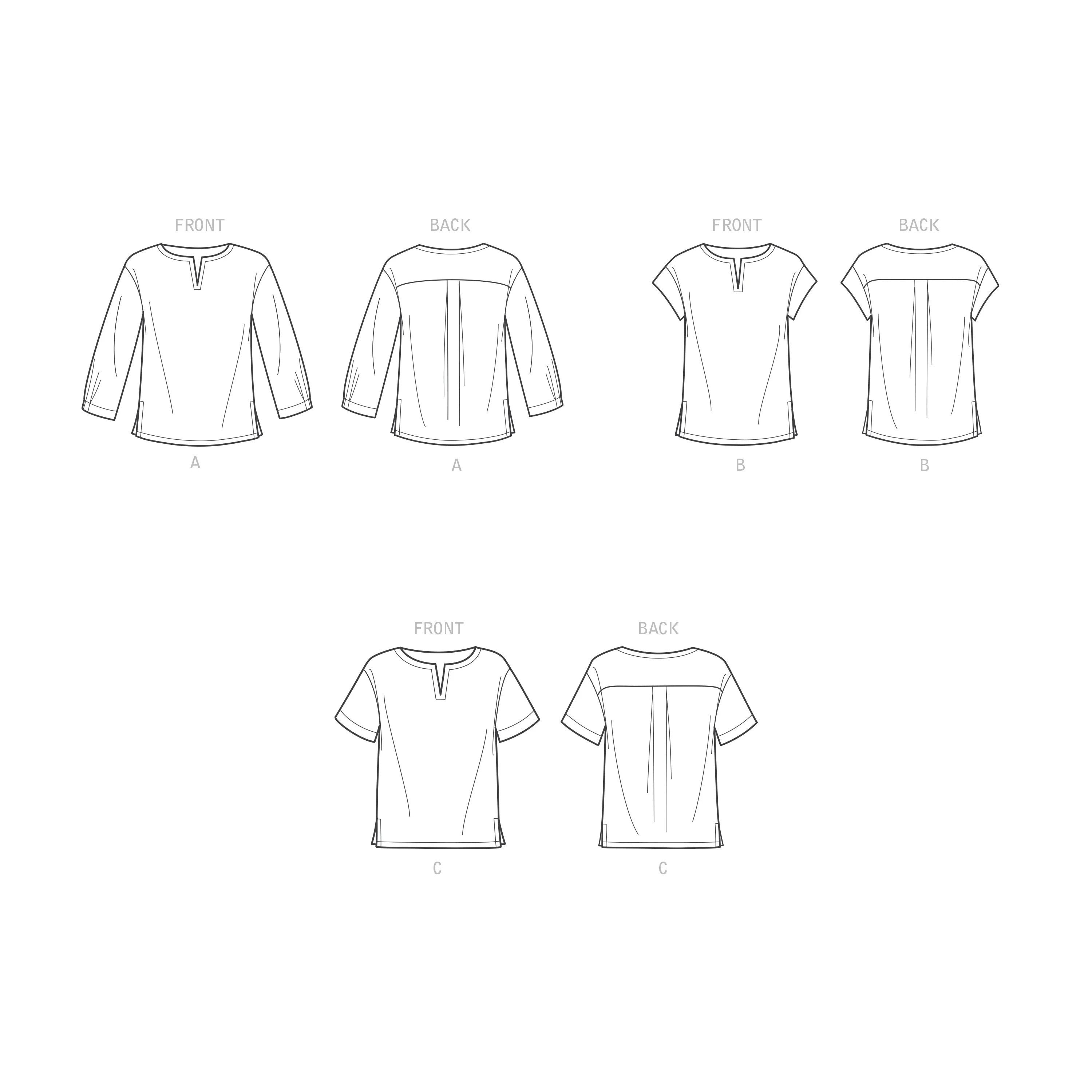 Patrón De Top Para Mujer Simplicity - Dos Largos, Tallas 14-22, Fácil De Coser