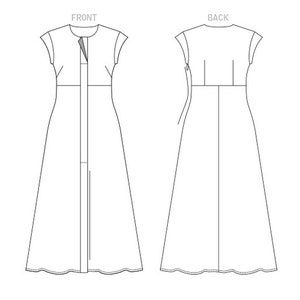 Misses' Dress Vogue Sewing Pattern V1859 - Etsy