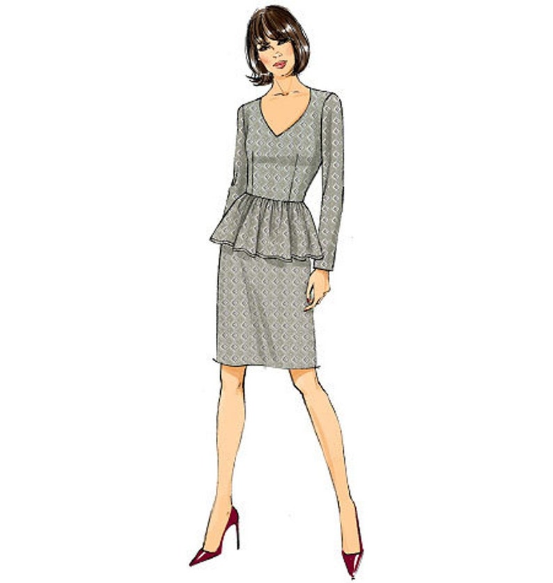 Misses' Dress Butterick Sewing Pattern B6087 - Etsy
