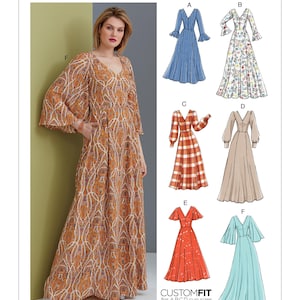 Misses Dress Vogue Sewing Pattern V9328 Uncut, FF