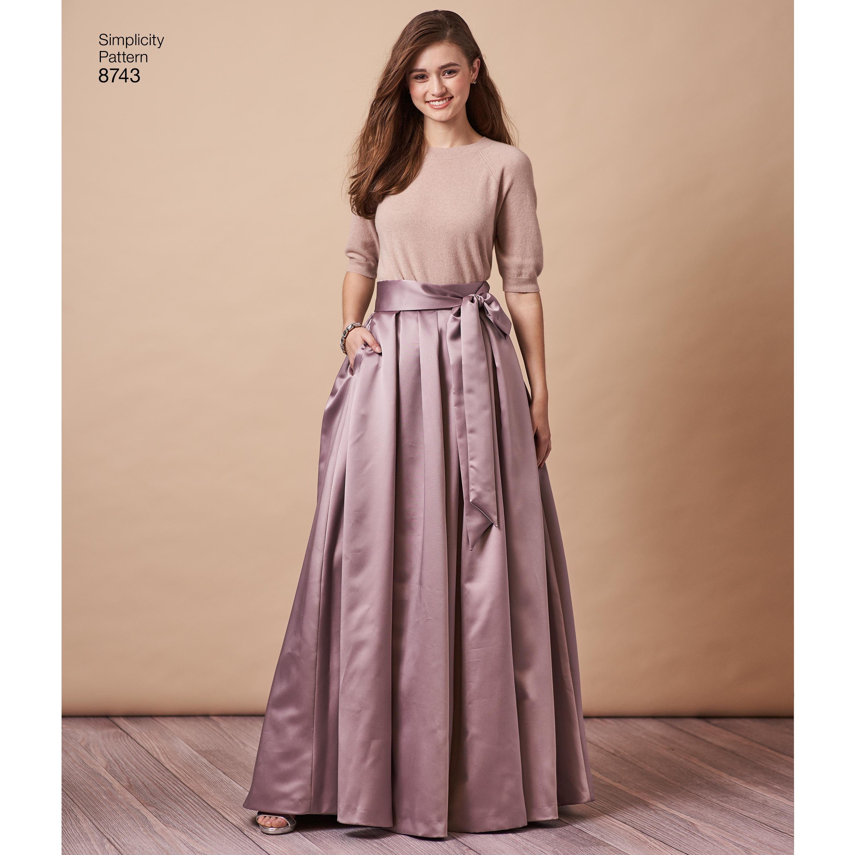 Misses' Pleated Skirts Simplicity Sewing Pattern S8743 Uncut