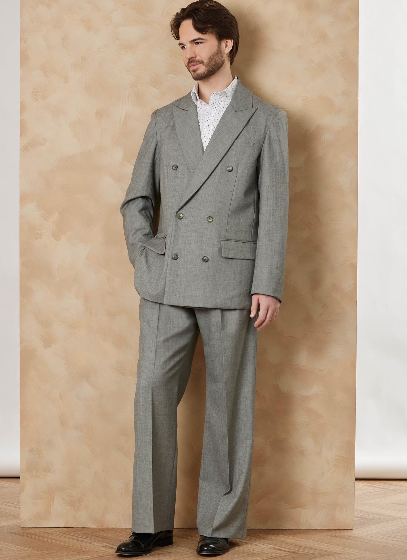 Men's Relaxed Suit Vogue Sewing Pattern V2190 Uncut, FF - Etsy